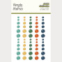 Preview: Simple Stories - Glossy Enamel Dots "Rustic Legend" 60 Stück