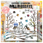 Preview: AALL and Create - Schablone 6x6 Inch "Autumn Glow "Stencil by Janet Klein