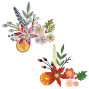 Preview: Sizzix - Stanzschablone & Stempelset "Winter Florals" Thinlits Craft Dies & Clear Stamps by by Vicki Boutin