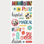 Preview: Simple Stories - Aufkleber "Say Cheese Happiest Place" Foam Sticker