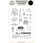 Preview: Carta Bella - Stempelset "Fishing Icons" Clear Stamps - Great Outdoors