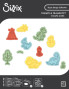 Preview: Sizzix - Stempelset & Stanzschablone "Dinosaur Adventures" Kid Create Clear Stamps Set & Framelits Die