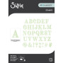 Preview: Sizzix - Stempelset "Textured Alphabet" Clear Stamps Design by 49 & Market