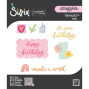 Preview: Sizzix - Stanzschablone "Birthday Doodles by Letters" Thinlits Craft Dies by Shells