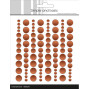 Preview: Simple and Basic - Adhesive Matte Enamel Dots "Metallic Copper Matte"