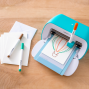 Preview: Cricut - Watercolor Card Set "Ivory/White R20" – 12 Karten & 12 Umschläge