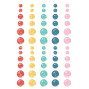Preview: Simple Stories - Glitter Enamel Dots "Say Cheese Happiest Place" 60 Stück