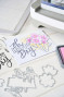 Preview: Sizzix - Stanzschablone & Stempelset "Di Oh Happy Day" Thinlits Craft Dies & Clear Stamps by by Vicki Boutin