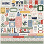 Preview: Echo Park - Aufkleber "Welcome Home" Element Sticker 12x12 Inch