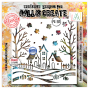 Preview: AALL and Create - Schablone 6x6 Inch "Autumn Glow "Stencil by Janet Klein