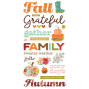 Preview: Simple Stories - Aufkleber "Pumpkins & Plaid" Foam Sticker