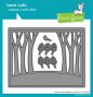 Preview: Lawn Fawn - Stanzschablone "Winter Forest Backdrop: Landscape" Lawn Cuts Dies
