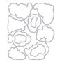 Preview: Sizzix - Stempelset & Stanzschablone "Dinosaur Adventures" Kid Create Clear Stamps Set & Framelits Die