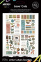 Preview: Arden Creative Studio - Stanzteile "Amber Ledgers Essentials" by Katie Pertiet Laser Cuts