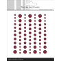 Preview: Simple and Basic - Glitter Enamel Dots "Wine Red"