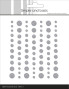Preview: Simple and Basic - Glitter Enamel Dots "Concrete"