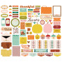 Preview: Simple Stories - Stanzteile "Pumpkins & Plaid Journal" Bits & Pieces
