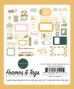 Preview: Carta Bella - Stanzteile & Anhänger "Home Sweet Home" Ephemera Frames & Tags