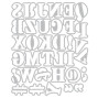 Preview: Sizzix - Stanzschablone "Lino Type Revival" Thinlits Craft Dies by 49 & Market