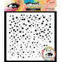 Preview: Visible Image - Schablone 6x6 Inch "Snowfall" Stencil by Mark Alexander