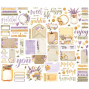 Preview: Simple Stories - Stanzteile "Simple Vintage Lavender Fields Journal" Bits & Pieces