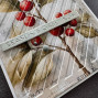 Preview: Simple and Basic - Stanzschablone A6 "Rectangle Diagonal Striped Panel with Piercing" Dies