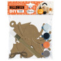 Preview: Aladine - "Halloween Shapes" DIY Deko Set MDF Formen