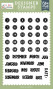 Preview: Echo Park - Stempelset "Date" Clear Stamps - One Day At A Time