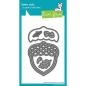 Preview: Lawn Fawn - Stanzschablone "Stitched Acorn Frame" Lawn Cuts Dies