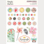Preview: Simple Stories - Decorative Brads "Pink Lemonade"