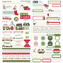 Preview: Simple Stories - Aufkleber "Kringle & Co." Cardstock Sticker Basics