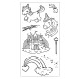 Preview: Sizzix - Stempelset & Stanzschablone "Unicorns and Rainbows" Kid Create Clear Stamps Set & Framelits Die