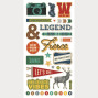 Preview: Simple Stories - Aufkleber "Rustic Legend" Foam Sticker