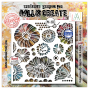 Preview: AALL and Create - Schablone 6x6 Inch "Coquelicots Jolis "Stencil by Azoline