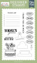 Preview: Echo Park - Stempelset "To Do List" Clear Stamps - One Day At A Time