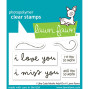 Preview: Lawn Fawn - Stempelset "I Like Cute Moths Add-On" Clear Stamp