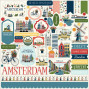 Preview: Carta Bella - Aufkleber "Amsterdam" Element Stickers
