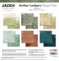 Preview: Arden Creative Studio - Designpapier "Amber Ledgers" Solids by Katie Pertiet Paper Pack 12x12 Inch - 12 Bogen