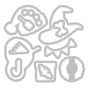Preview: Sizzix - Stanzschablone & Stempelset "Holiday Drop" Thinlits Craft Dies & Clear Stamps by by 49 & Market