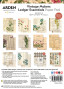 Preview: Arden Creative Studio - Designpapier "Vintage Makers Ledger Essentials" Katie Pertiet Paper Pack 6x8 Inch - 12 Bogen