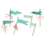 Preview: Sizzix - Stanzschablone "Layering Pennant Flags" Thinlits Craft Dies by Vicki Boutin