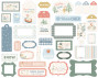 Preview: Carta Bella - Stanzteile & Anhänger "Silly Goose Winter" Ephemera Frames & Tags