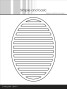 Preview: Simple and Basic - Stanzschablone A6 "Oval Horizontal Striped Panel" Dies