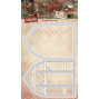 Preview: Studio Light - Stanzschablone "Cottage Barn Card" Cottage Christmas Cutting Dies