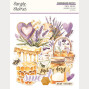 Preview: Simple Stories - Aufkleber "Simple Vintage Lavender Fields 12x12 Inch" Chipboard Pieces
