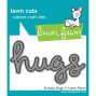 Preview: Lawn Fawn - Stanzschablone "Scripty Hugs" Lawn Cuts Dies