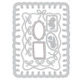 Preview: Sizzix - Stanzschablone "Loops, Bows & Frames" Thinlits Craft Dies by Letters by Shells