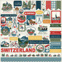 Preview: Carta Bella - Aufkleber "Switzerland" Element Stickers