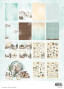 Preview: Studio Light - Stanzpapierbblock "Rustic Winter" Die Cut Paper Pad A4 - 28 Bogen