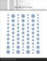 Preview: Simple and Basic - Glitter Enamel Dots "Light Blue"
